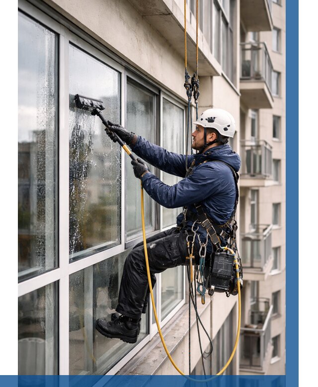 Мойка балконного остекления в Борисоглебске от 3641 р. | ВЫСОТНИК-Брс