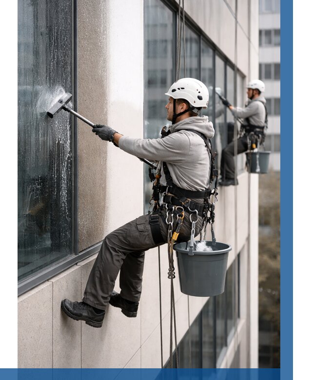 Мойка фасадов зданий в Борисоглебске под ключ от 364 р. | ВЫСОТНИК-Брс