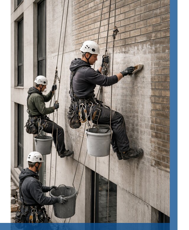 Удаление высолов с фасада в Борисоглебске от 260 р. | ВЫСОТНИК-Брс