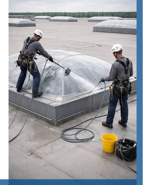 Мойка зенитных фонарей в Борисоглебске, заказать от 4682 р. | ВЫСОТНИК-Брс