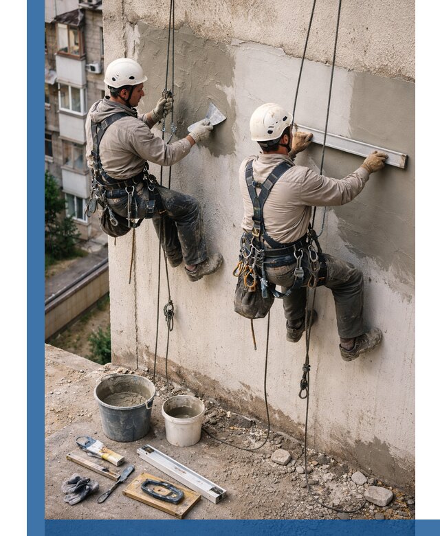 Комплексный ремонт штукатурного фасада с гарантией в Борисоглебске