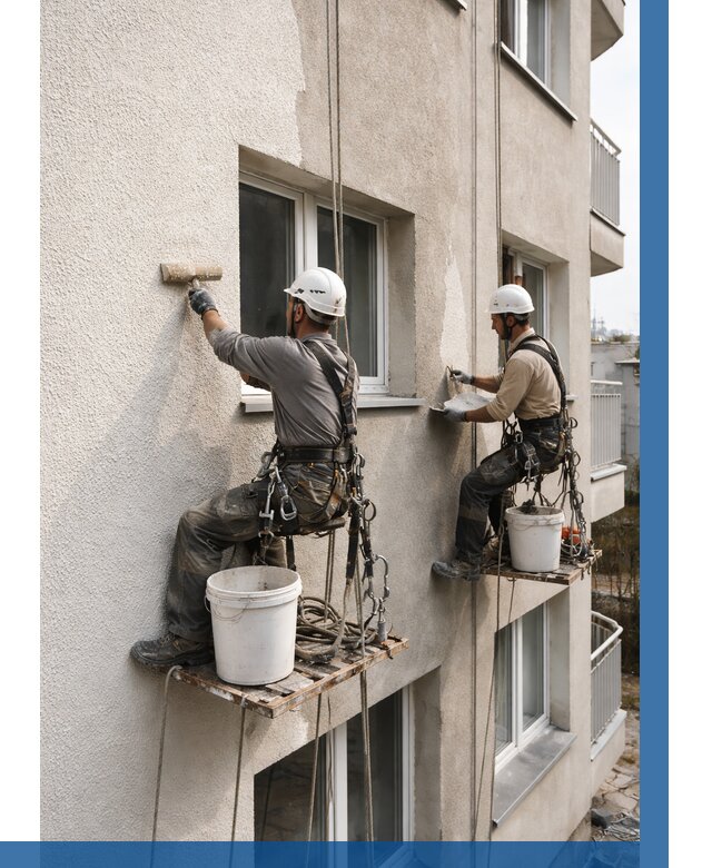 Нанесение короеда на фасад в Борисоглебске от 468 р. | ВЫСОТНИК-Брс