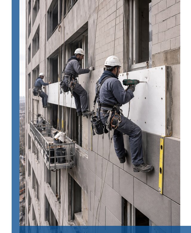 Монтаж фасадных термопанелей высокого качества в Борисоглебске