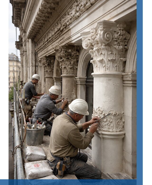 Реставрация фасадной лепнины в Борисоглебске от 2601 р. | ВЫСОТНИК-Брс