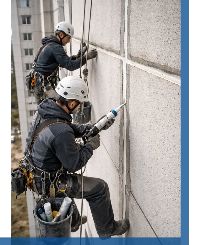 Герметизация межпанельных швов в Борисоглебске от 728 р. | ВЫСОТНИК-Брс