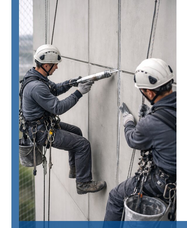 Первичная герметизация швов фасадов и кровель в Борисоглебске