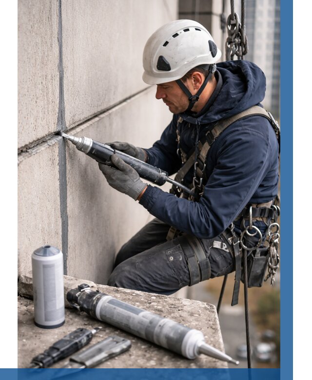 Вторичная герметизация швов в Борисоглебске от 468 р. | ВЫСОТНИК-Брс