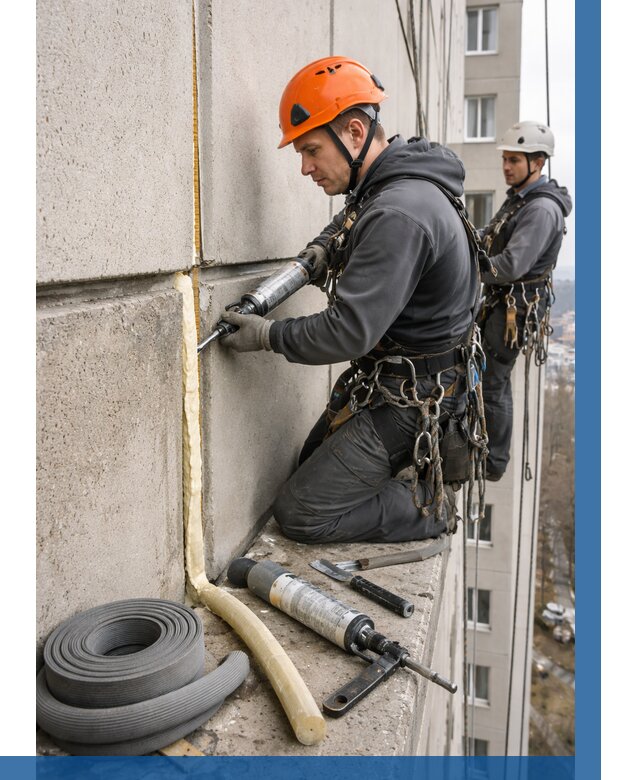 Теплый шов межпанельные швы в Борисоглебске от 728 р. | ВЫСОТНИК-Брс