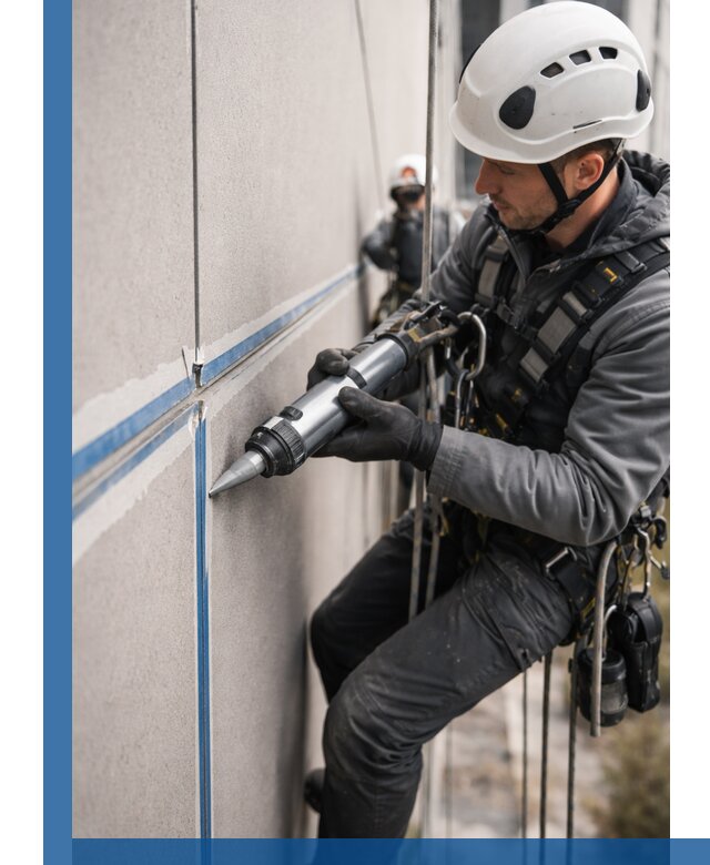 Герметизация стыков фасадных панелей в Борисоглебске качественно и быстро