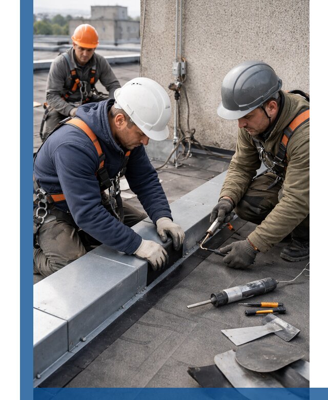 Ремонт кровельных примыканий в Борисоглебске профессионально