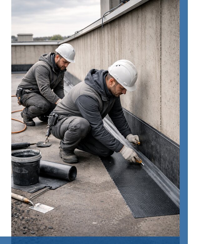 Гидроизоляция примыканий на кровле в Борисоглебске от 936 р. | ВЫСОТНИК-Брс