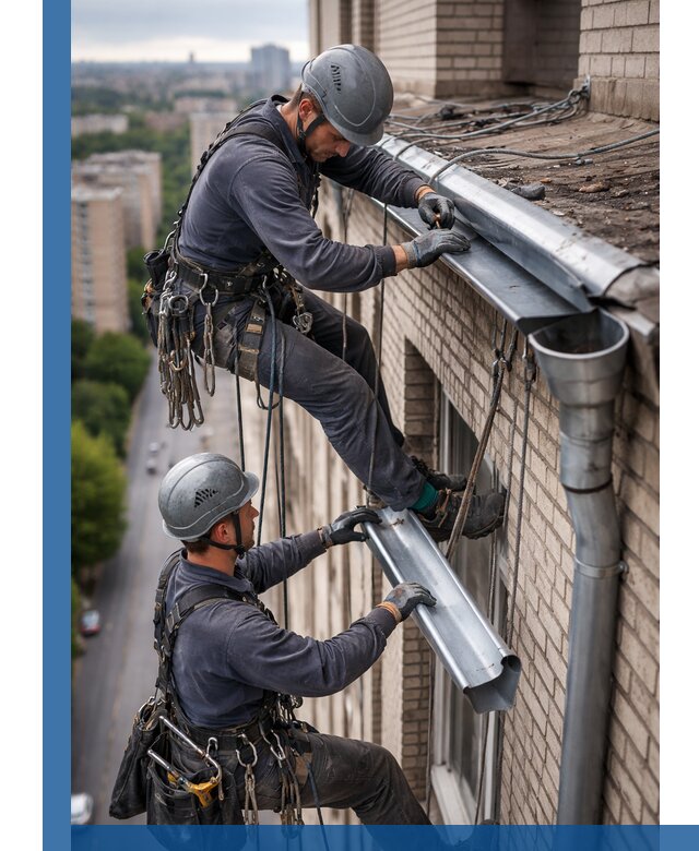 Ремонт водосточных желобов в Борисоглебске, быстро и качественно