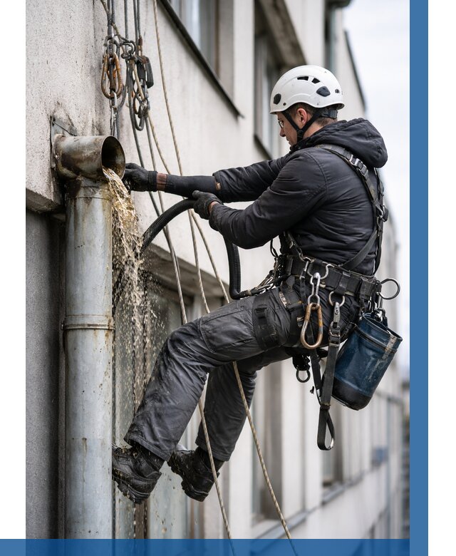 Прочистка водосточных труб в Борисоглебске от 3641 р. | ВЫСОТНИК-Брс