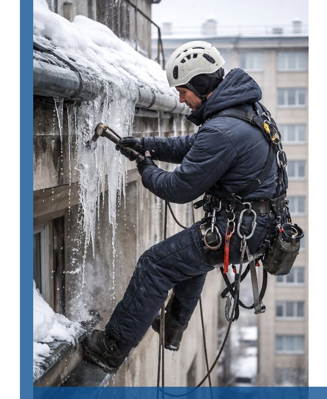 Удаление наледи и чистка водостоков в Борисоглебске оперативно и безопасно
