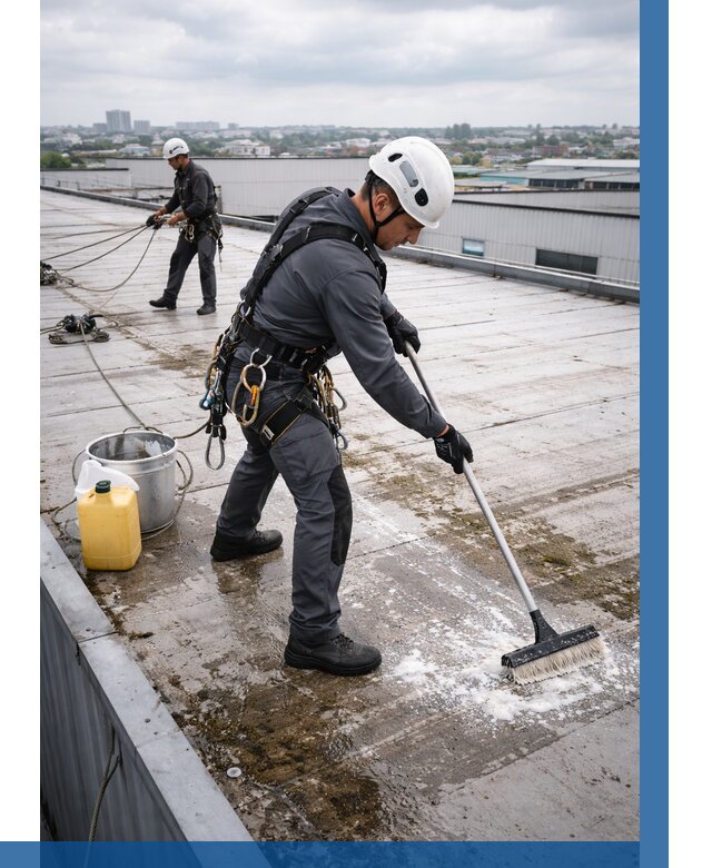 Очистка крыши по графику в Борисоглебске от 7803 р. | ВЫСОТНИК-Брс