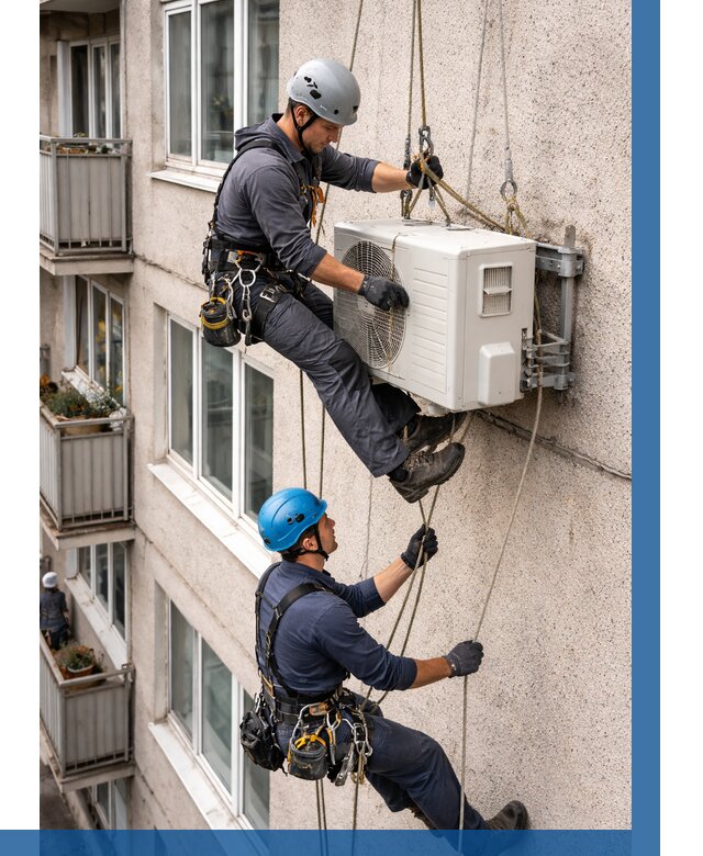 Перенос внешнего блока кондиционера в Борисоглебске от 9364 р.| ВЫСОТНИК-Брс