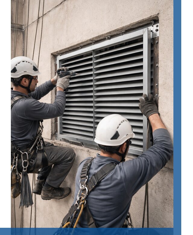 Монтаж вентиляционных решеток в Борисоглебске от 4682 р. | ВЫСОТНИК-Брс