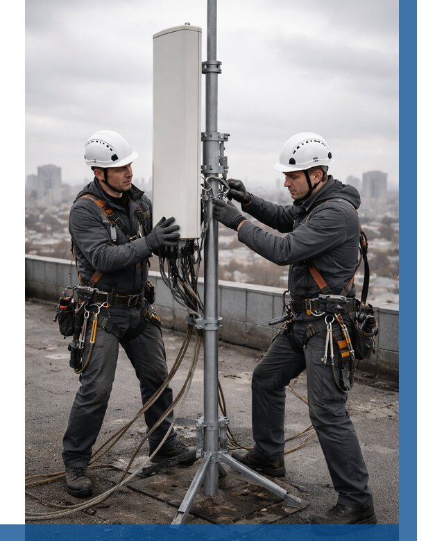 Монтаж антенн связи на крыше в Борисоглебске от 8843 р. | ВЫСОТНИК-Брс