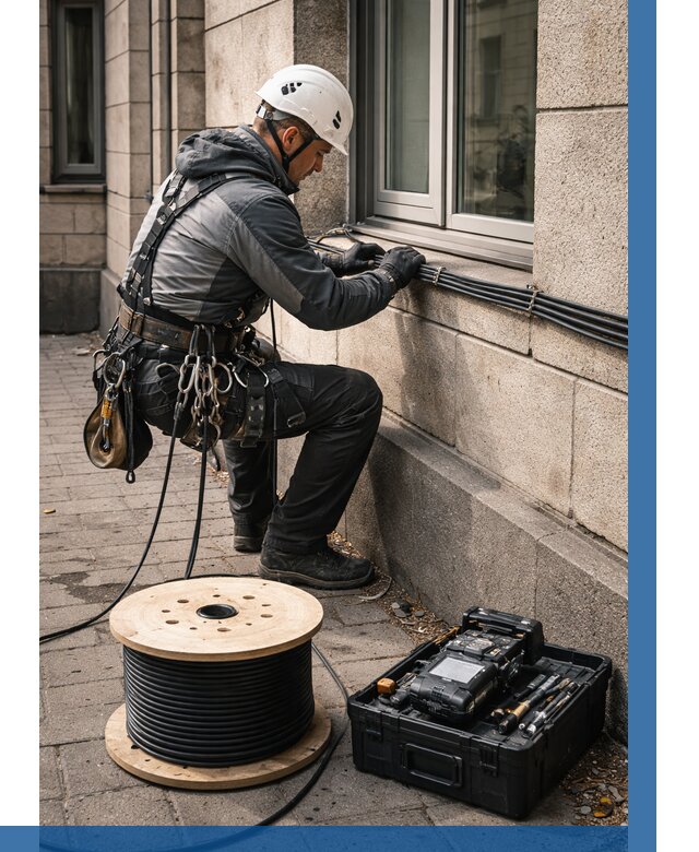 Прокладка оптоволоконного кабеля в Борисоглебске от 832 р. | ВЫСОТНИК-Брс