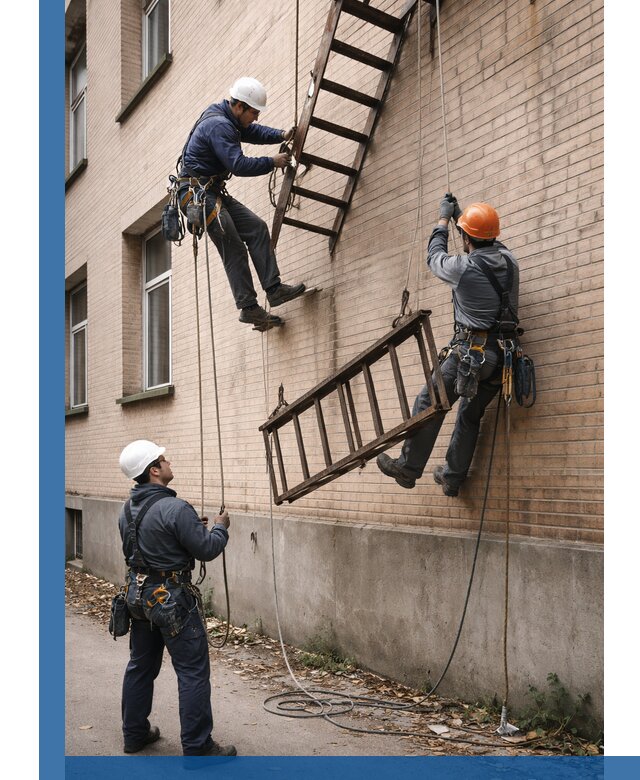 Демонтаж пожарной лестницы в Борисоглебске быстро и безопасно