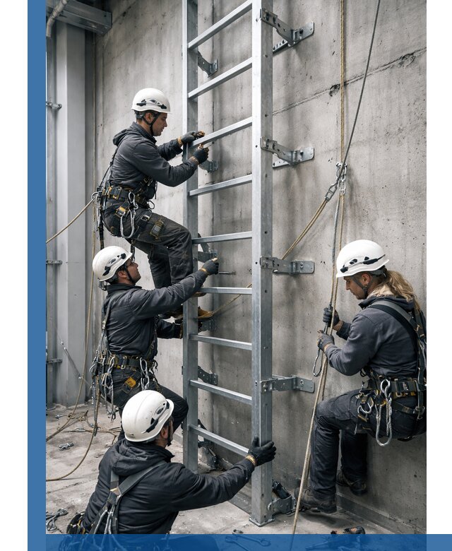 Монтаж металлических лестниц в Борисоглебске под ключ со гарантией