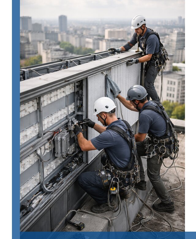 Профессиональное обслуживание крышной рекламы в Борисоглебске под ключ