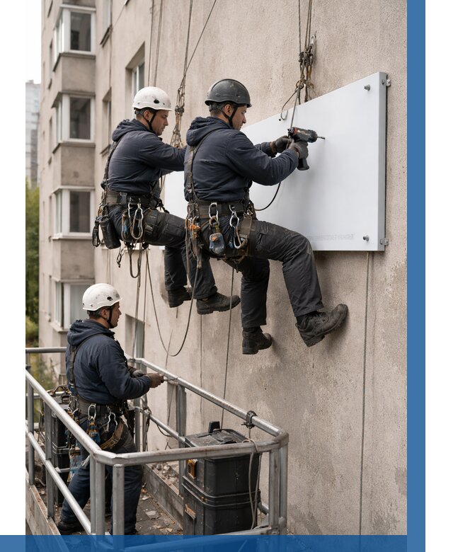 Монтаж табличек и указателей в Борисоглебске от 3641 р. | ВЫСОТНИК-Брс