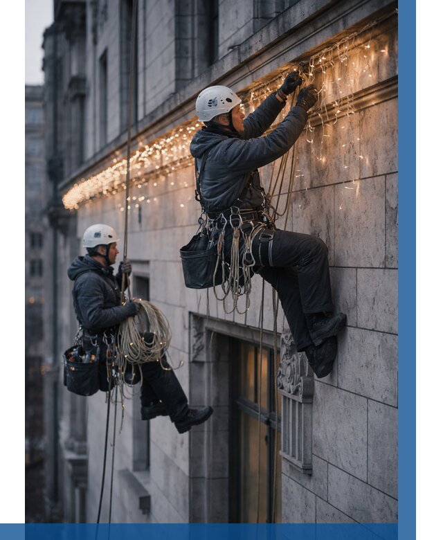 Монтаж новогодней иллюминации в Борисоглебске от 8843 р. | ВЫСОТНИК-Брс