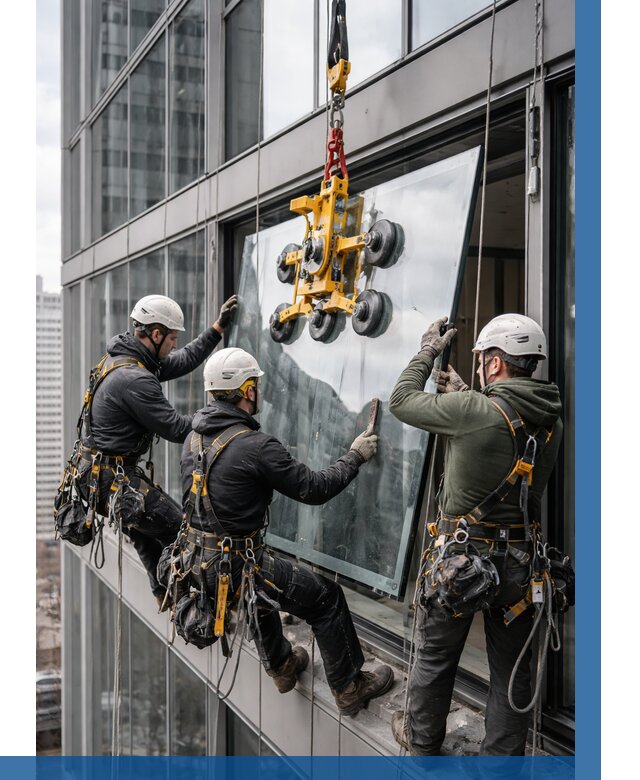 Фасадное остекление зданий под ключ в Борисоглебске от 10404 р. | ВЫСОТНИК-Брс