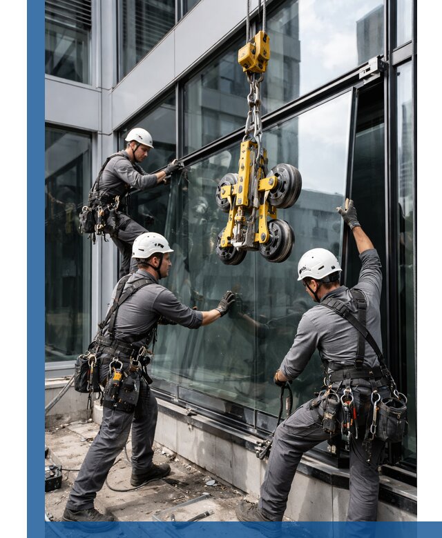 Структурное остекление фасадов в Борисоглебске монтаж и обслуживание