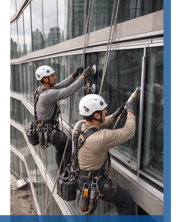 Радиусное остекление фасада в Борисоглебске от 12485 р. | ВЫСОТНИК-Брс