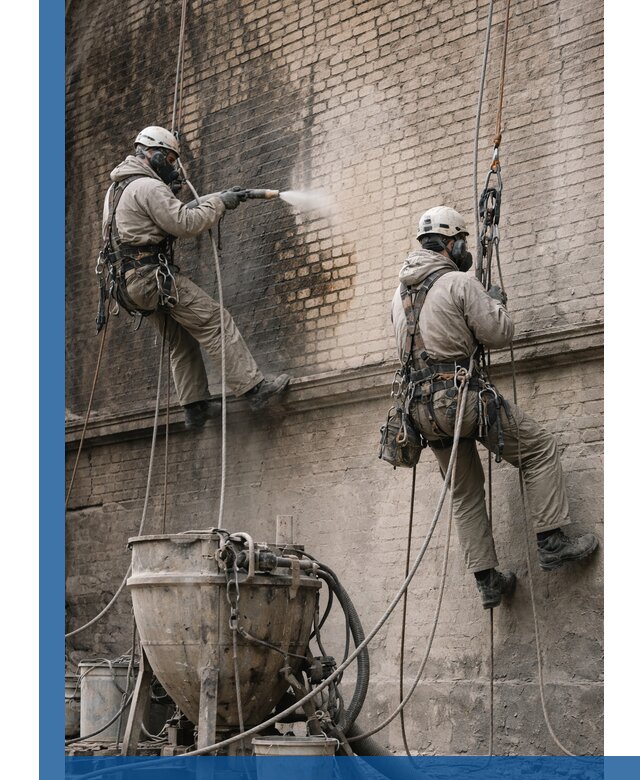 Пескоструйная очистка фасадов в Борисоглебске профессионально