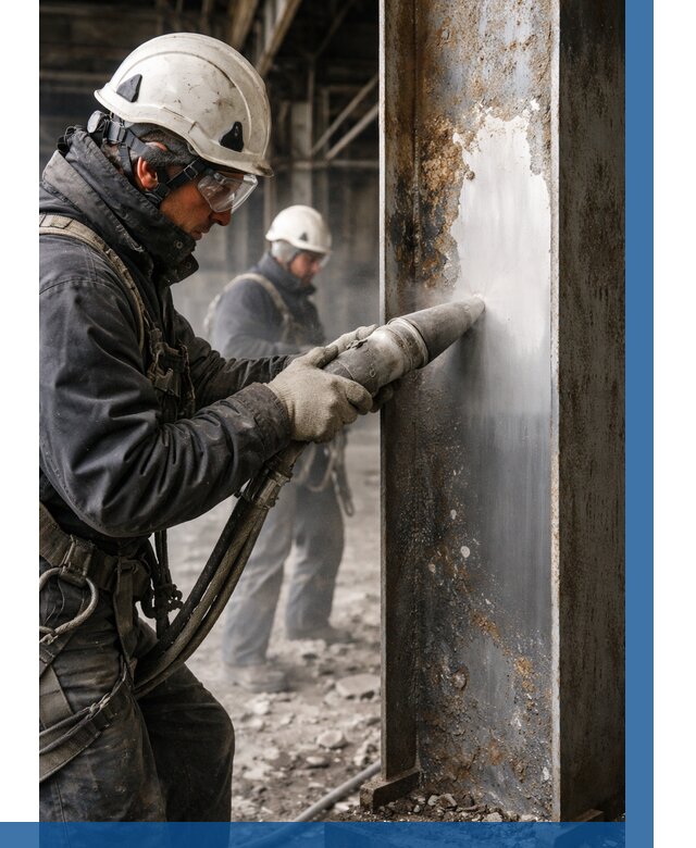 Удаление старой краски с металла в Борисоглебске от 468 р. | ВЫСОТНИК-Брс