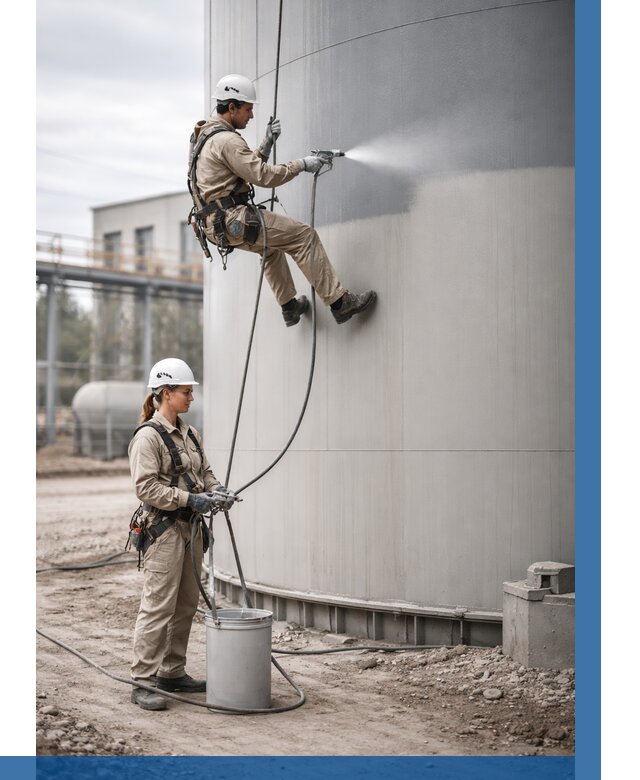 Покраска резервуаров в Борисоглебске от 1248 р. | ВЫСОТНИК-Брс — заказать