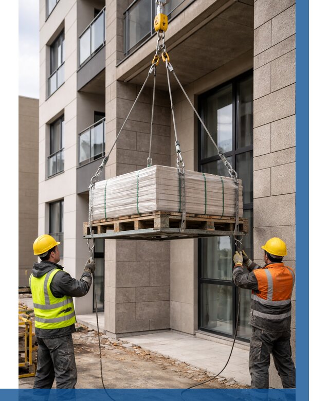 Подъем керамогранита на этаж в Борисоглебске от 3641 р. | ВЫСОТНИК-Брс