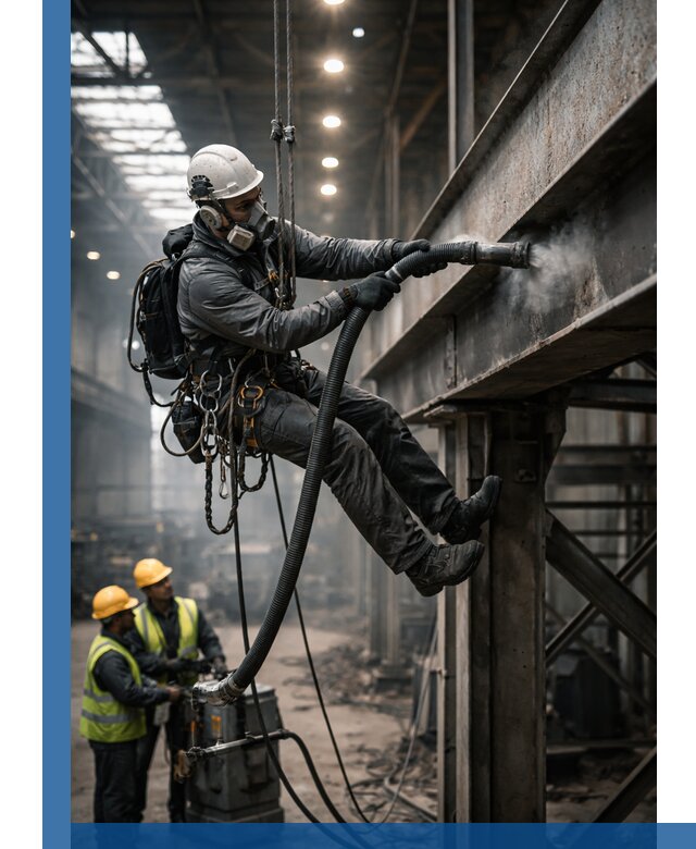 Обеспыливание конструкций в цехах промышленного производства в Борисоглебске