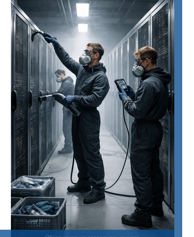 Обеспыливание серверной комнаты в Борисоглебске от 4682 р. | ВЫСОТНИК-Брс