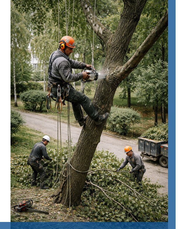 Кронирование деревьев в Борисоглебске от 6763 р. | ВЫСОТНИК-Брс