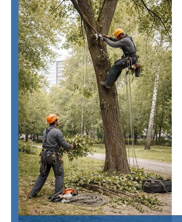 Санитарная обрезка деревьев в Борисоглебске, профессионально и безопасно