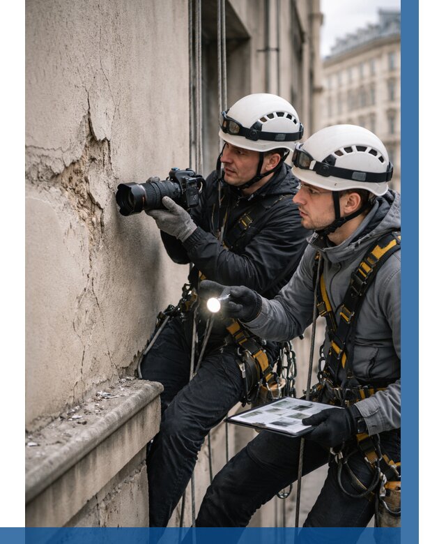 Фотофиксация дефектов фасада в Борисоглебске от 4682 р. | ВЫСОТНИК-Брс